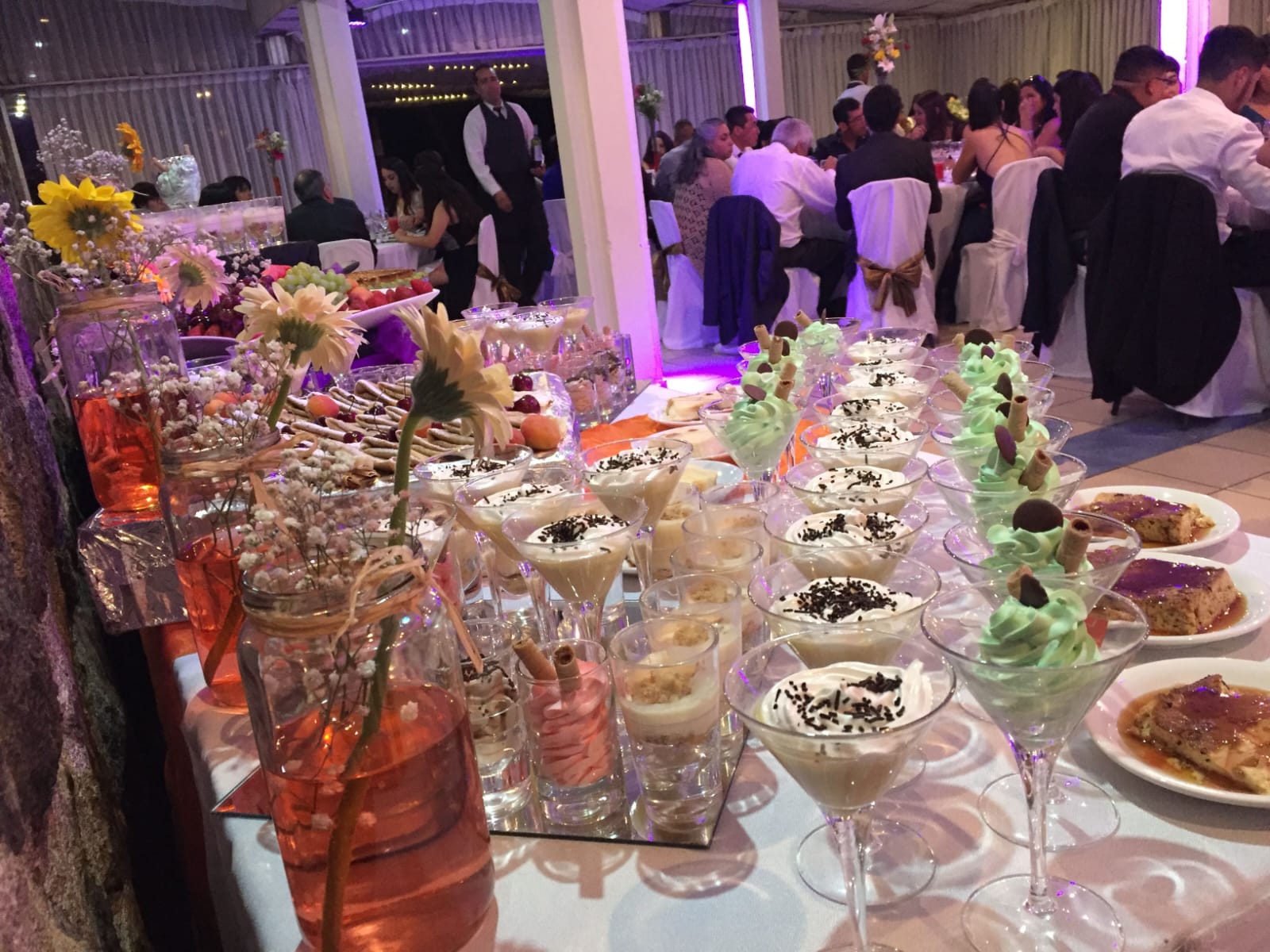 Buffet Postres Evento Noche