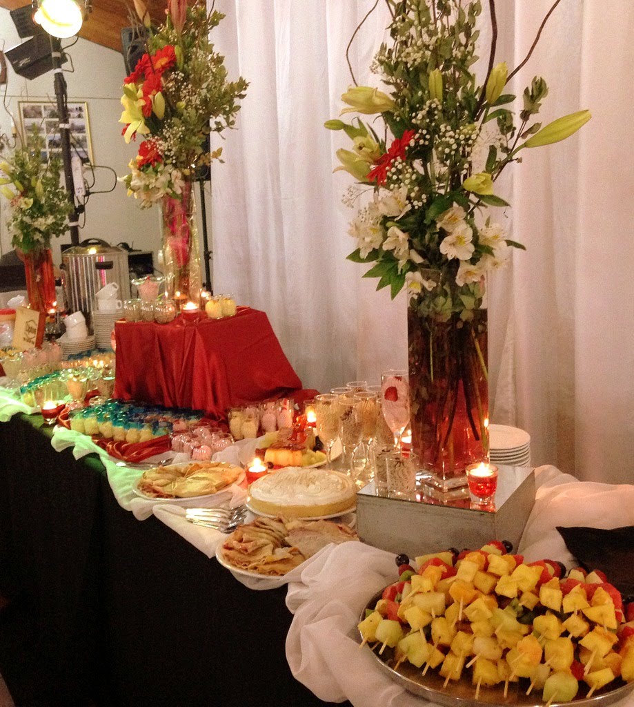 Mesa Buffet Frutas Postres