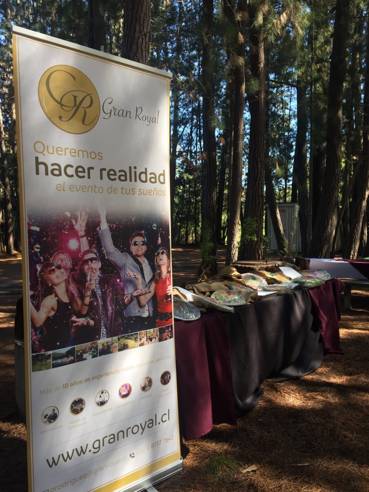 Pendon Marca Evento Exterior