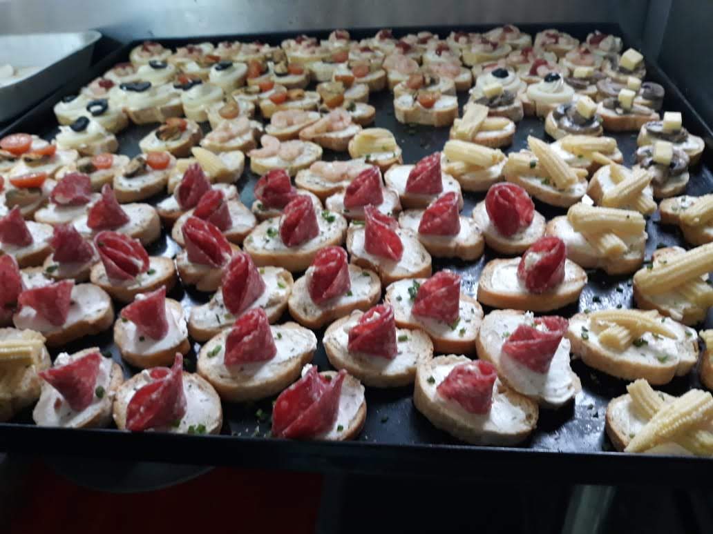 Variedad Canapes Coctel Preparacion